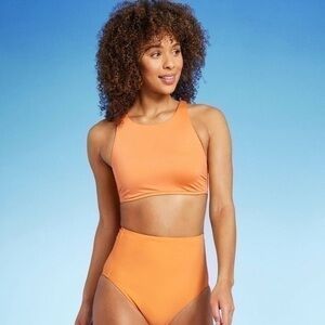 NWT. KONA SOL Women's High Neck Bikini Top